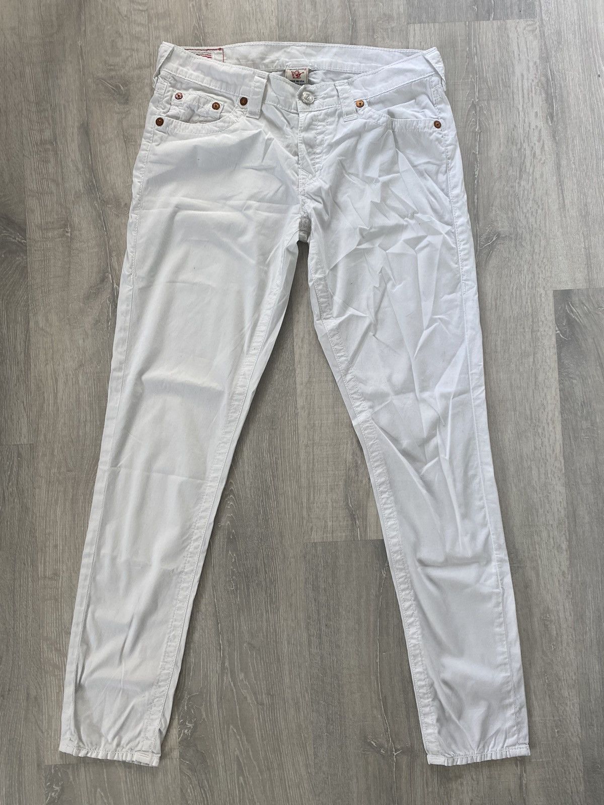 True Religion × Vintage True Religion vintage white jeans denim pants Y2K Size US 27 - 3 Thumbnail