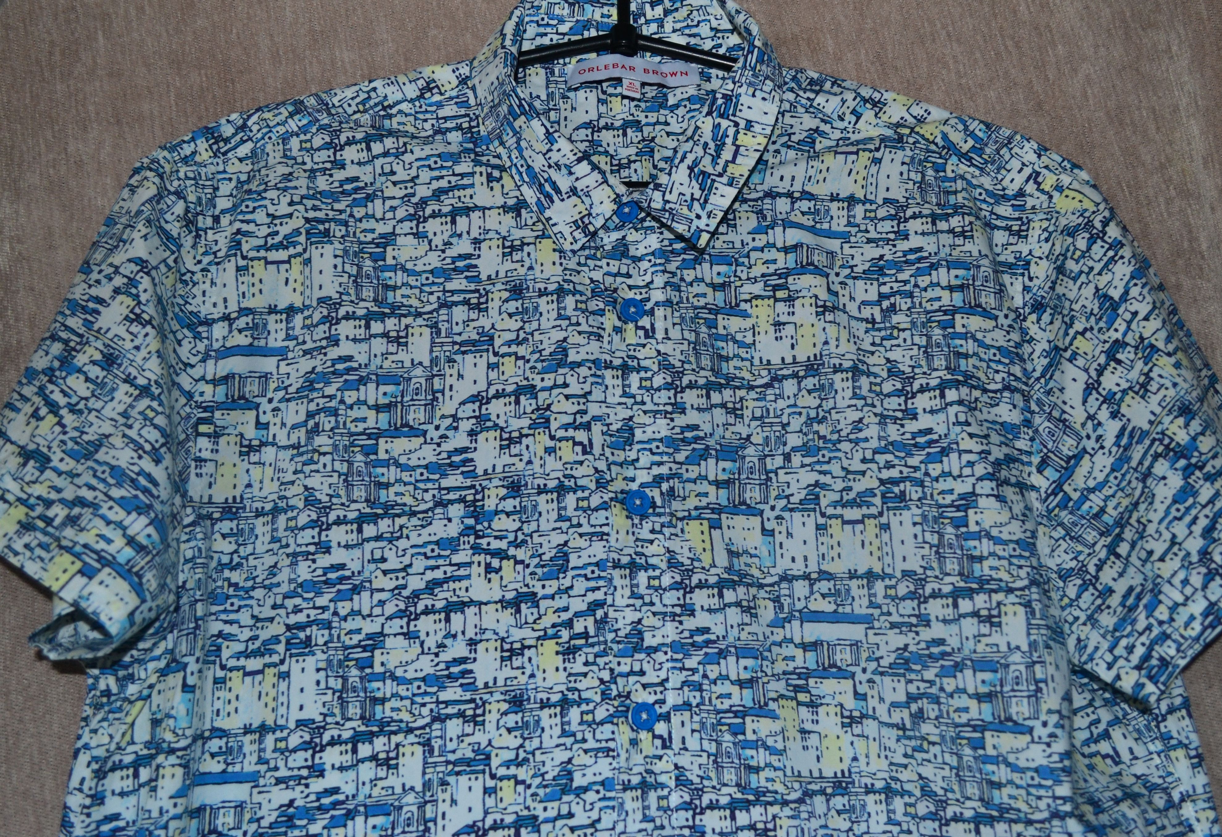 Orlebar Brown Orlebar Brown Pelham Travel Shirt Size US XL / EU 56 / 4 - 1 Thumbnail