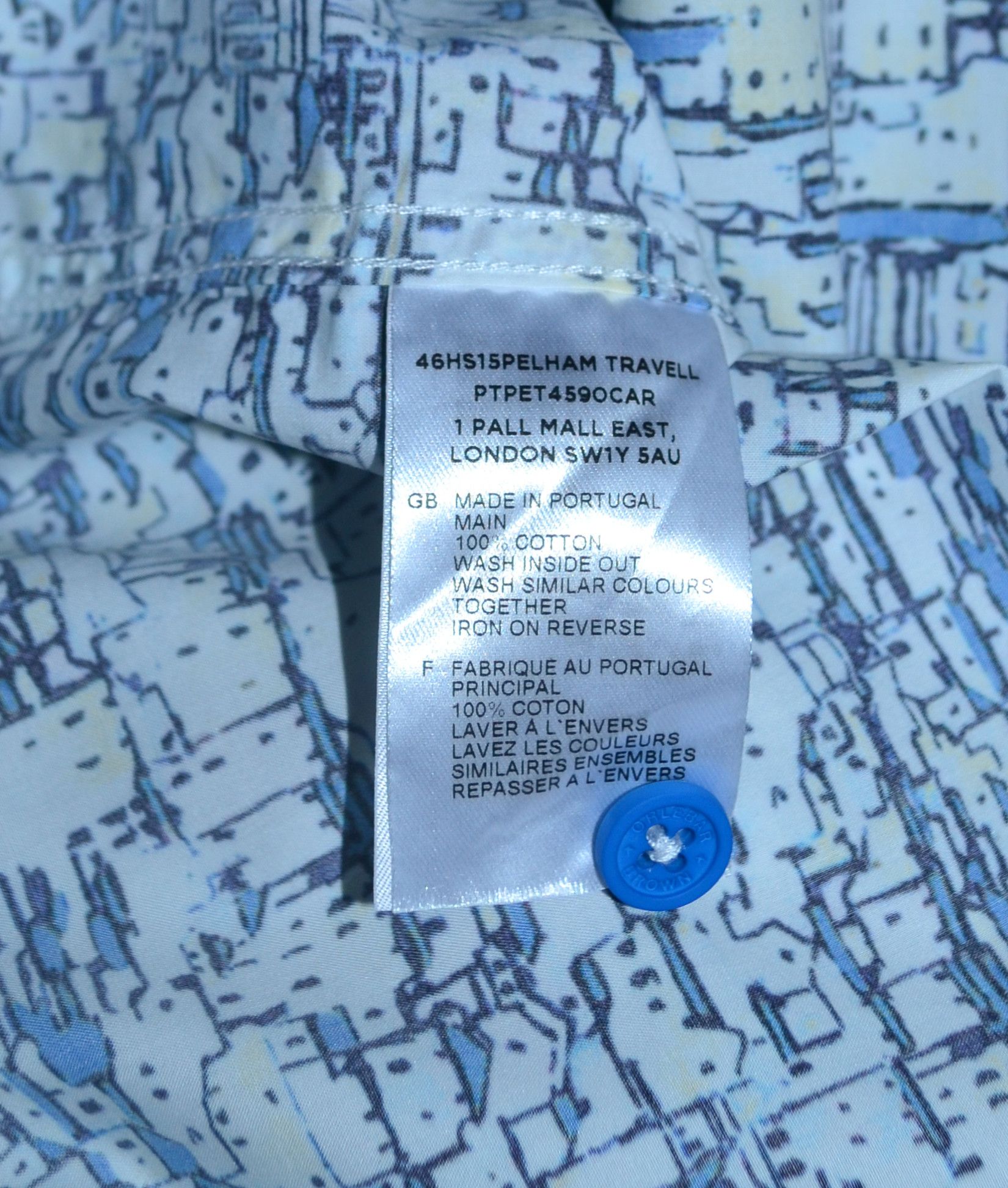 Orlebar Brown Orlebar Brown Pelham Travel Shirt Size US XL / EU 56 / 4 - 6 Thumbnail