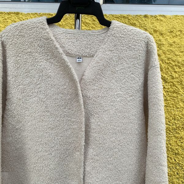 Uniqlo UNIQLO fleece sherling cardigan jacket Size L / US 10 / IT 46 - 2 Preview