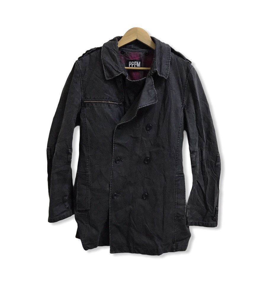 PPFM PPFM DENIM TRENCH COAT JACKET Size US S / EU 44-46 / 1 - 1 Thumbnail