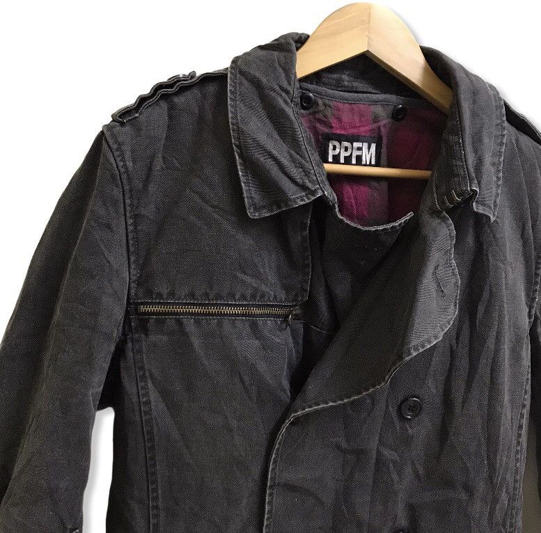 PPFM PPFM DENIM TRENCH COAT JACKET Size US S / EU 44-46 / 1 - 4 Thumbnail