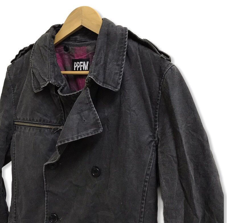 PPFM PPFM DENIM TRENCH COAT JACKET Size US S / EU 44-46 / 1 - 5 Thumbnail