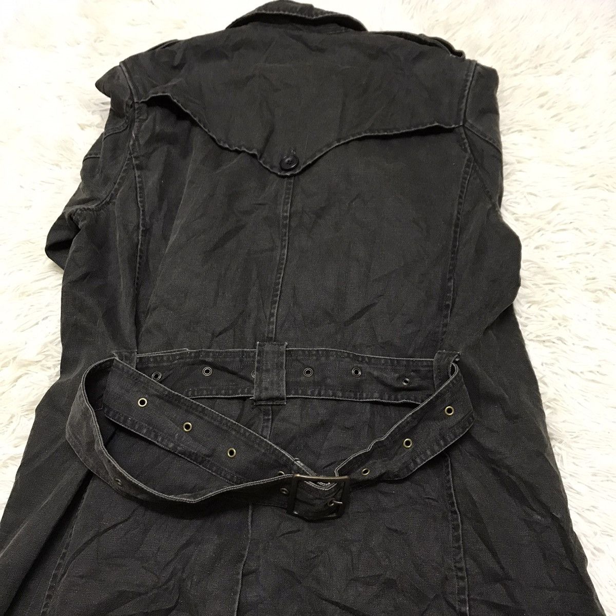 PPFM PPFM DENIM TRENCH COAT JACKET Size US S / EU 44-46 / 1 - 14 Thumbnail