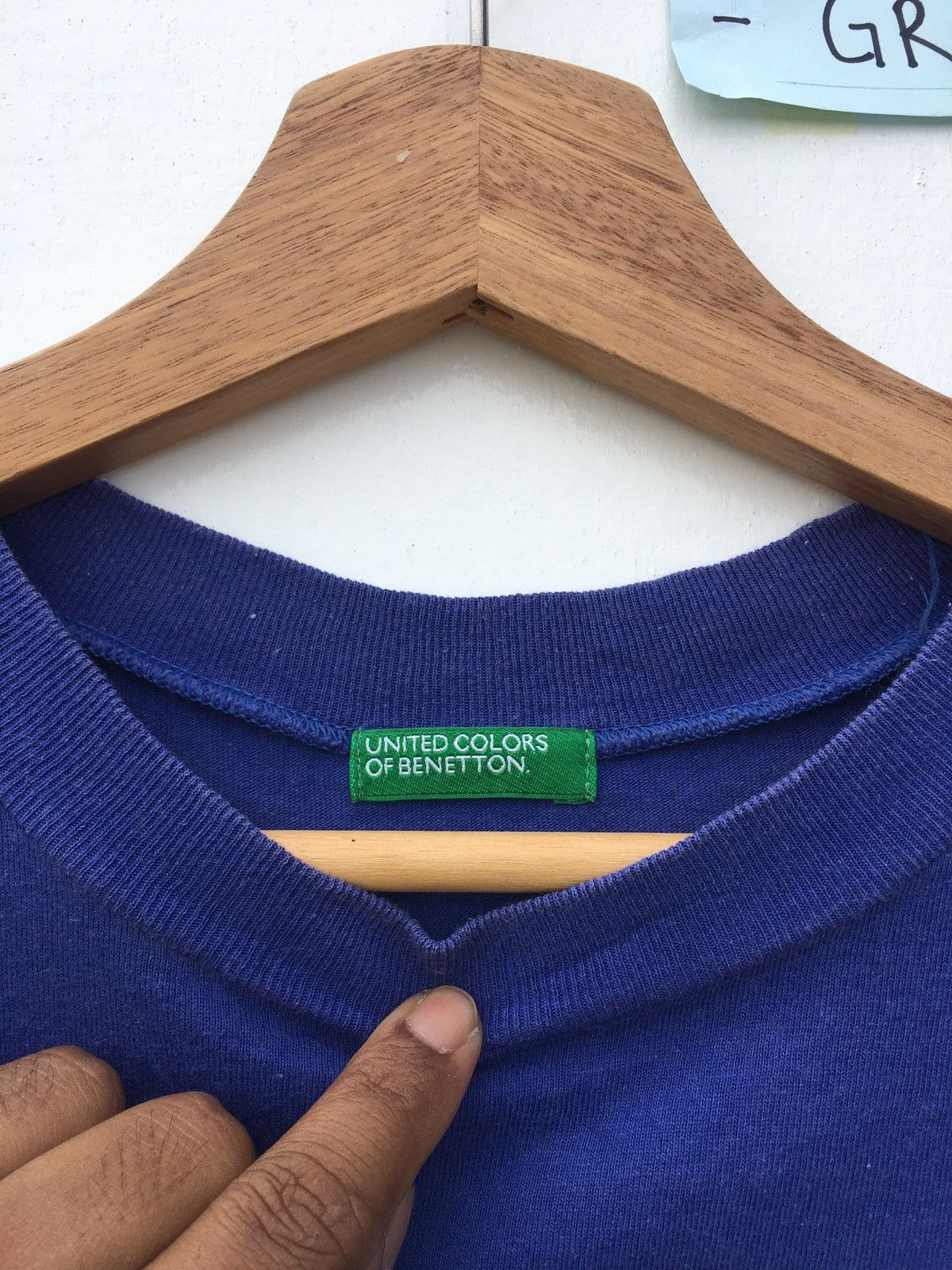 Benetton Rare Vintage Benetton Spellout Tshirt Size US L / EU 52-54 / 3 - 7 Thumbnail