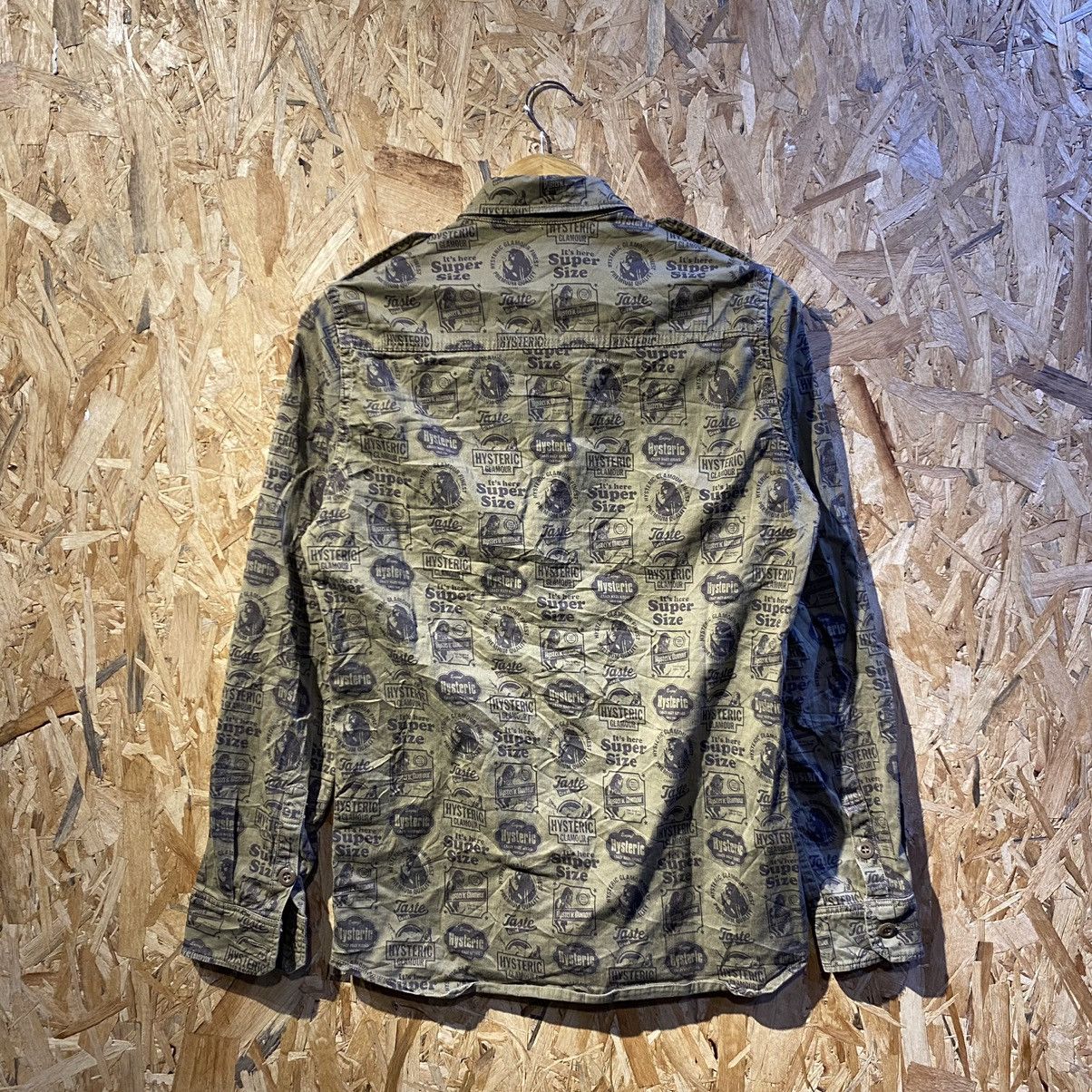 Hysteric Glamour RARE‼️Hysteric Glamour Full Print Patch Pocket Shirt Button Size US S / EU 44-46 / 1 - 2 Thumbnail