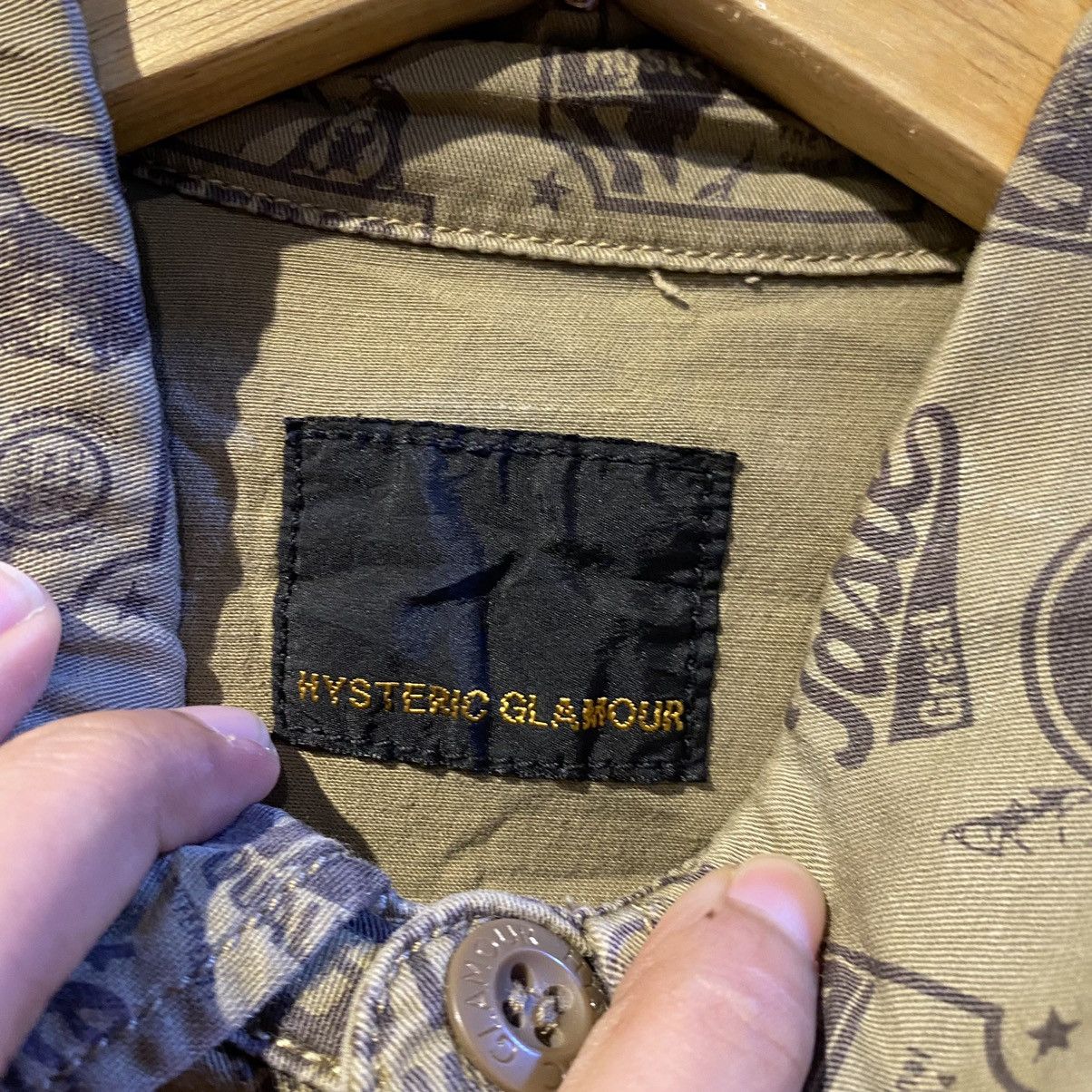 Hysteric Glamour RARE‼️Hysteric Glamour Full Print Patch Pocket Shirt Button Size US S / EU 44-46 / 1 - 10 Thumbnail