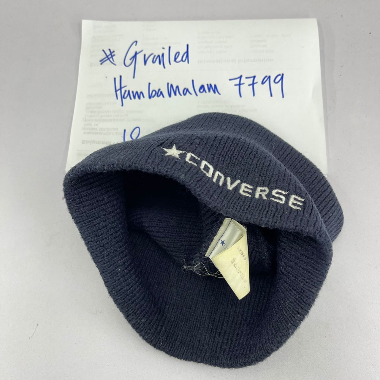 Converse Converse Embroidery Logo Beanie Hats-BN057 Size ONE SIZE - 14 Thumbnail