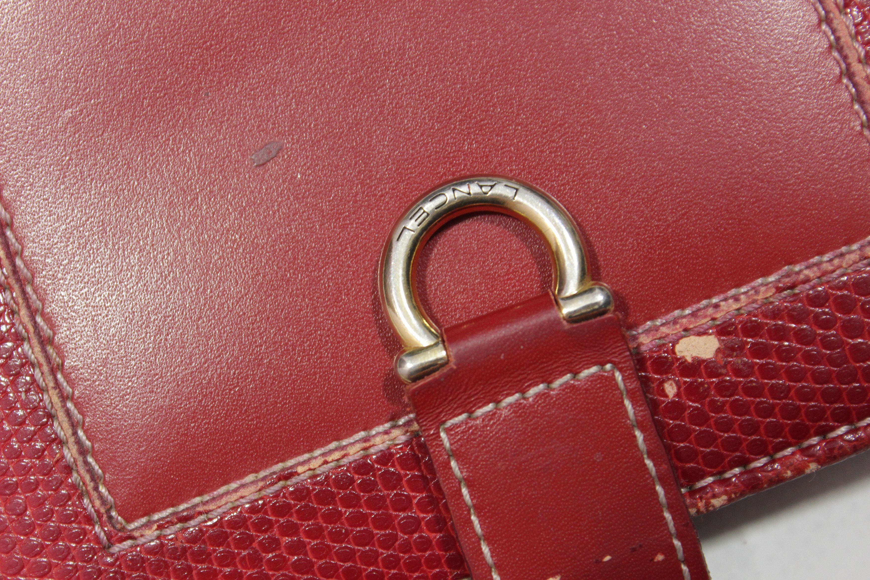 Lancel 90S Leather Distressed Wallet Vintage Size ONE SIZE - 3 Thumbnail