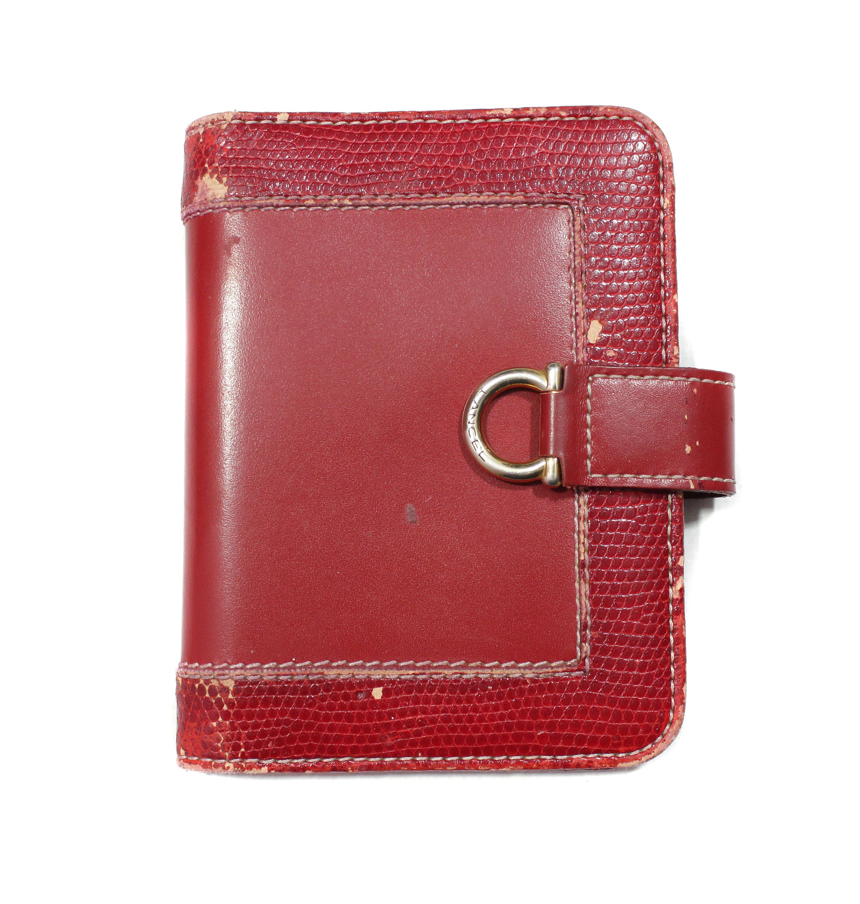 Lancel 90S Leather Distressed Wallet Vintage Size ONE SIZE - 1 Thumbnail