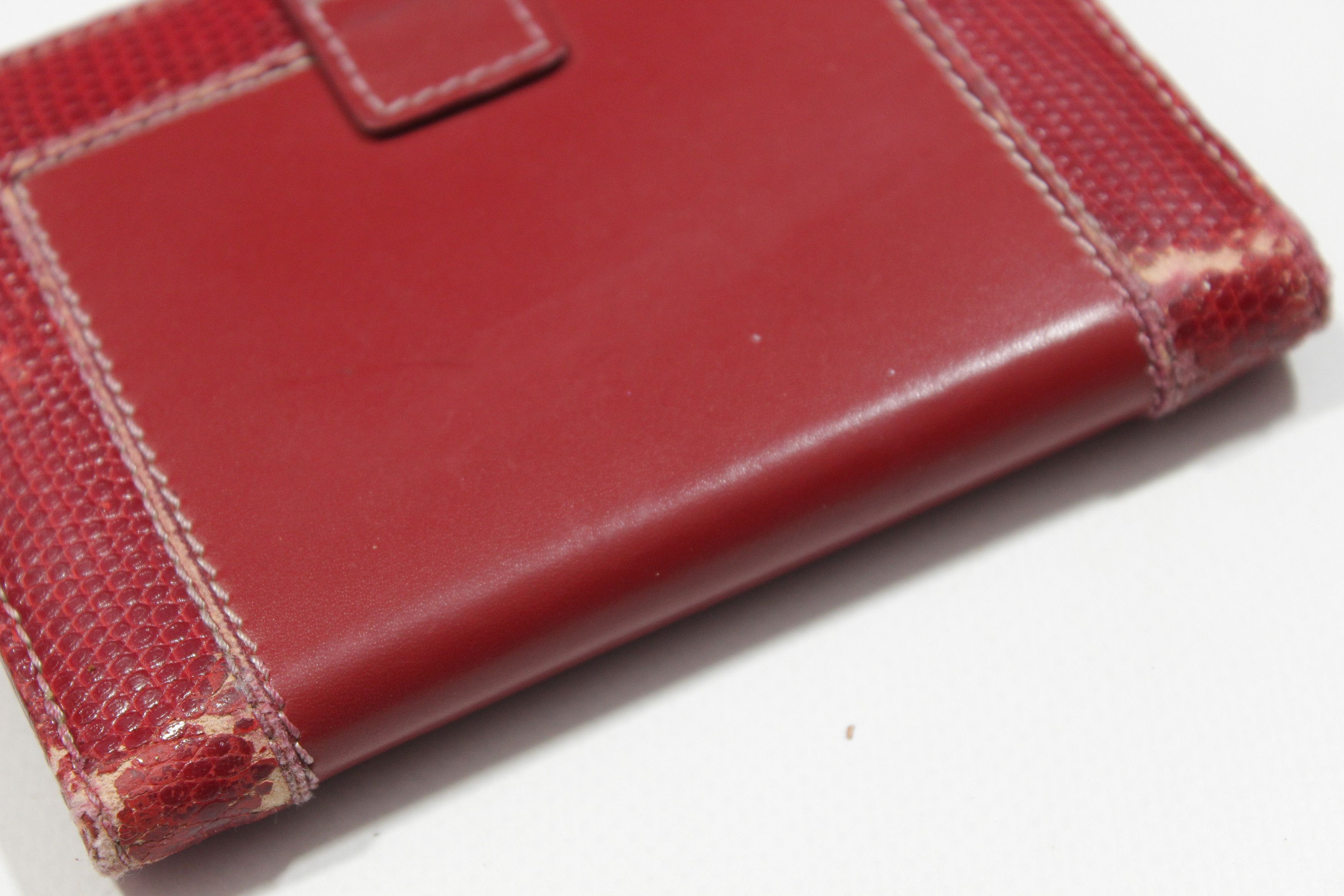 Lancel 90S Leather Distressed Wallet Vintage Size ONE SIZE - 5 Thumbnail