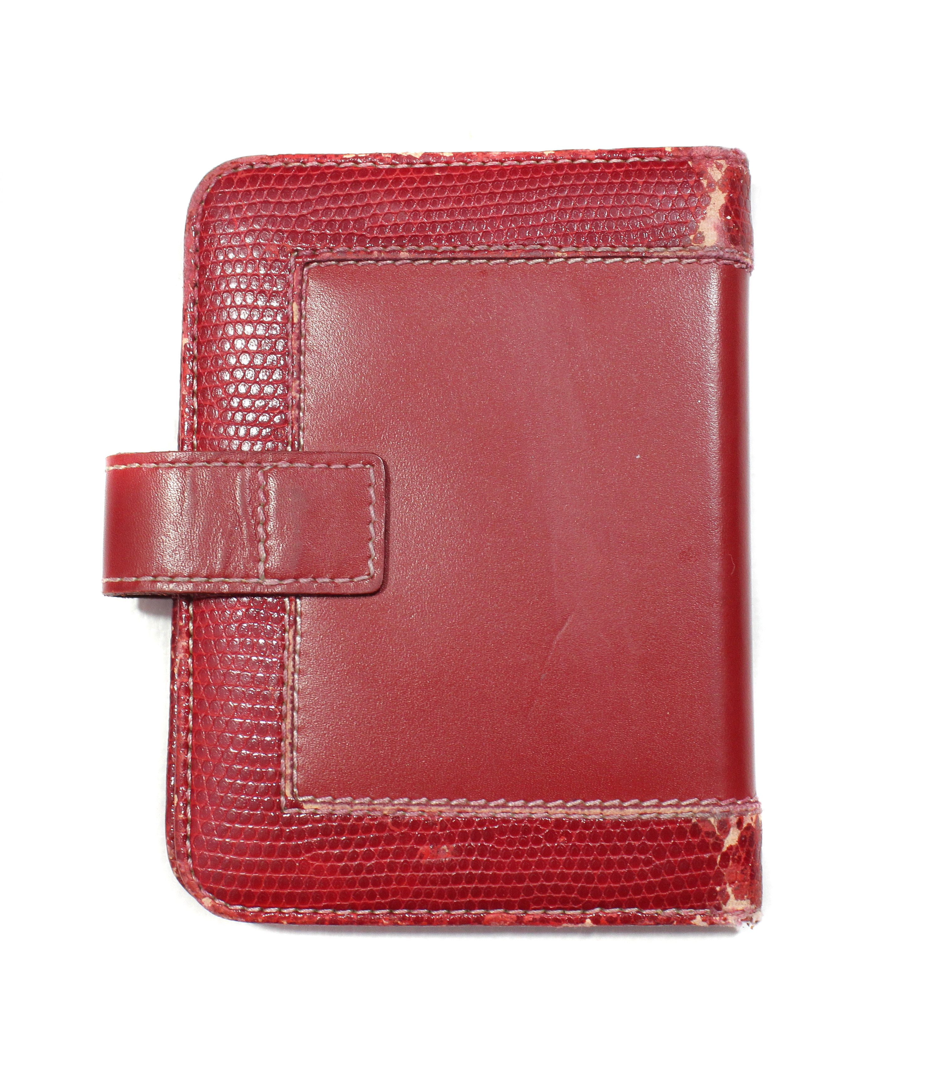 Lancel 90S Leather Distressed Wallet Vintage Size ONE SIZE - 2 Thumbnail