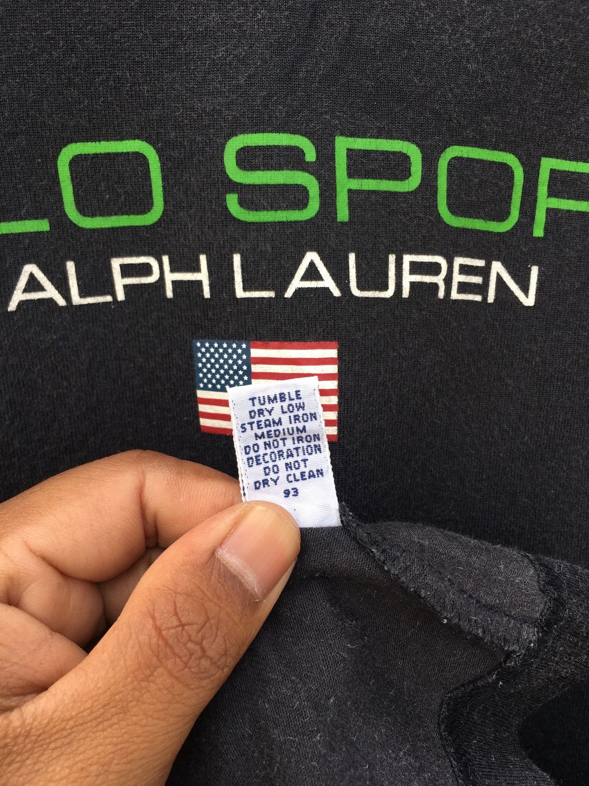 Polo Ralph Lauren Vintage Polo Sport Ralph Lauren Spellout Tshirt Size US S / EU 44-46 / 1 - 9 Thumbnail