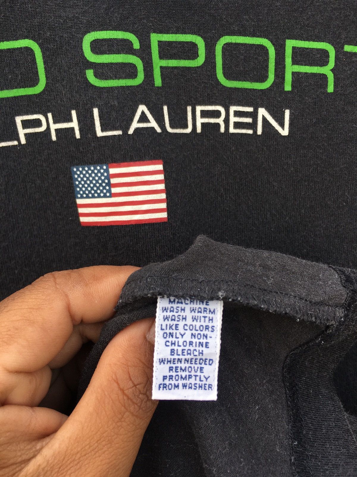 Polo Ralph Lauren Vintage Polo Sport Ralph Lauren Spellout Tshirt Size US S / EU 44-46 / 1 - 8 Thumbnail