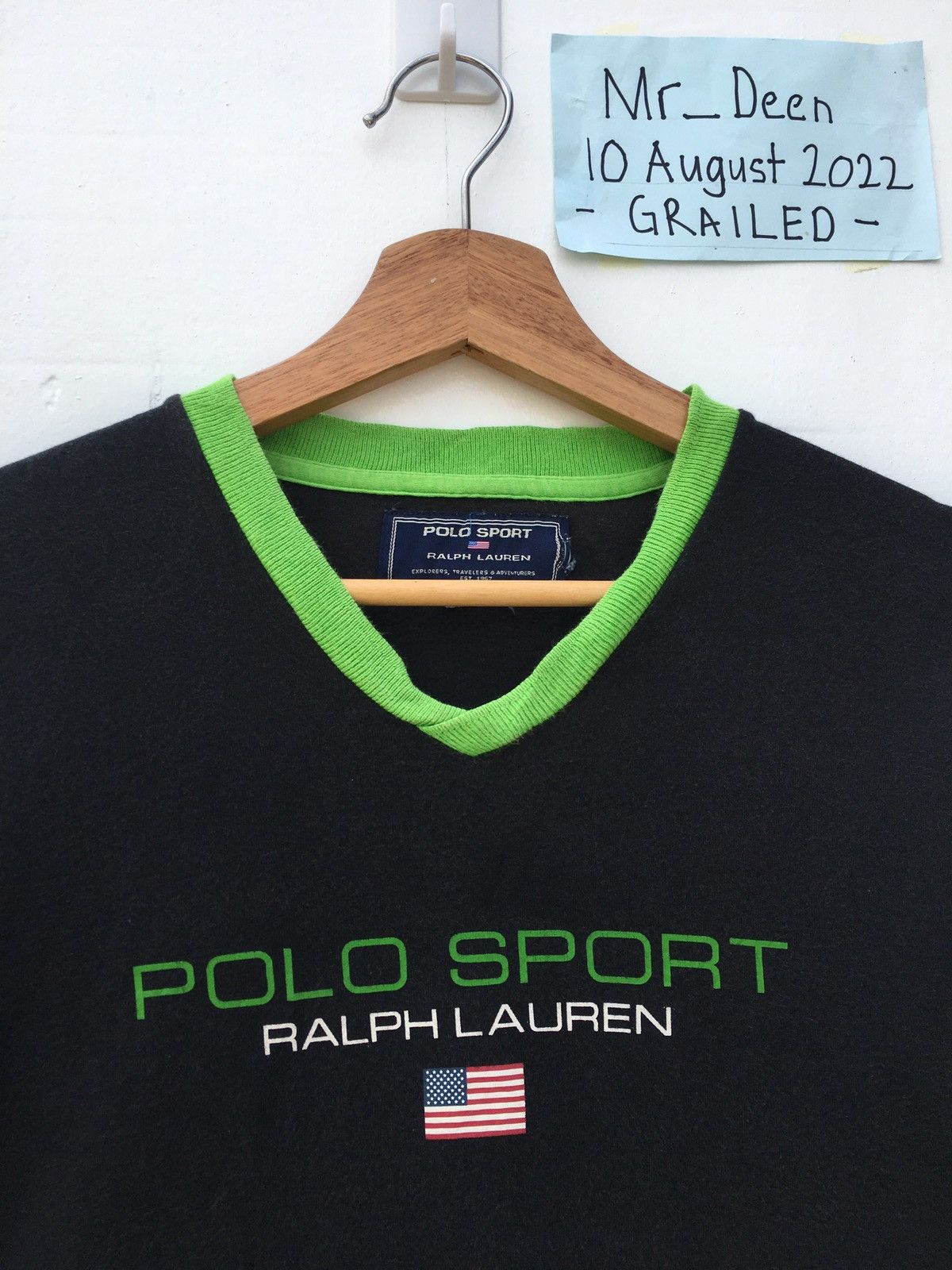 Polo Ralph Lauren Vintage Polo Sport Ralph Lauren Spellout Tshirt Size US S / EU 44-46 / 1 - 1 Thumbnail