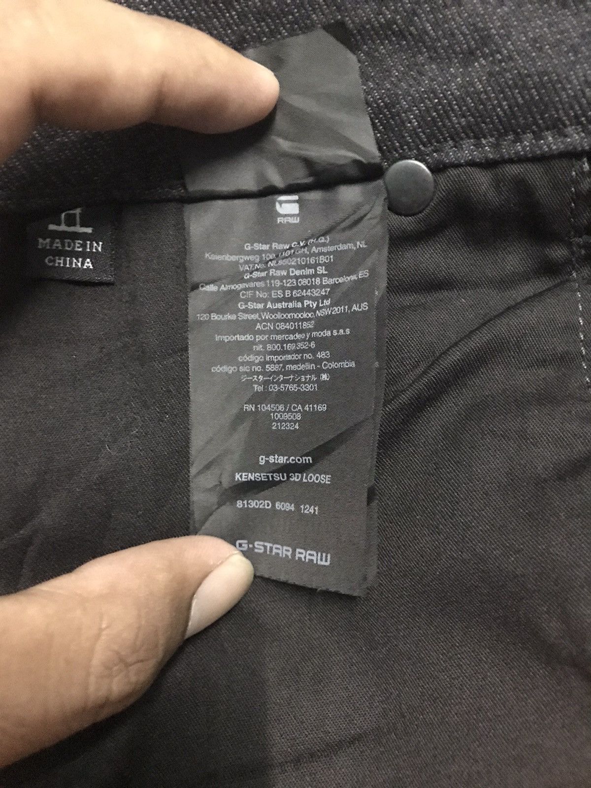 Beauty Beast × G-Star × If Six Was Nine G - Star Raw KENSETSU 3D LOOSE knoct Denim Jeans Size US 34 / EU 50 - 9 Thumbnail