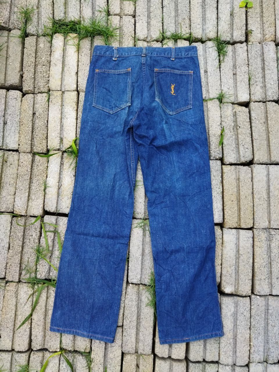 Image of Vintage YVES Saint Laurent Jeans in Blue Denim, Men's (Size 30)