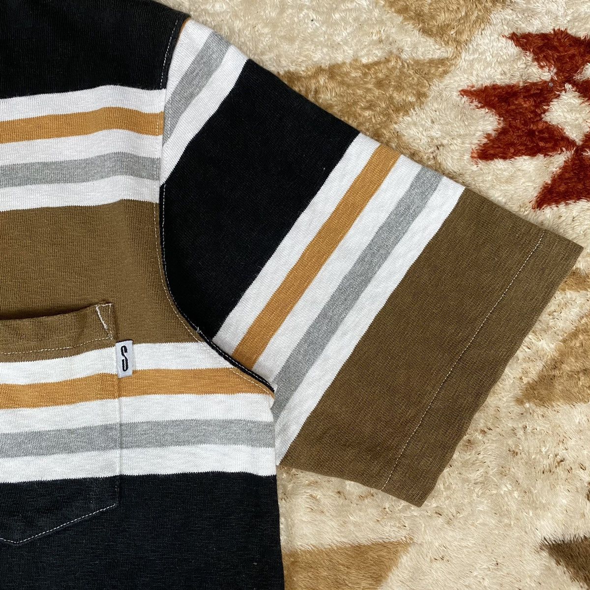 Stussy Vintage Stussy Polo Rugby Shirt Stripe Stussy Streetwear Size US M / EU 48-50 / 2 - 5 Thumbnail