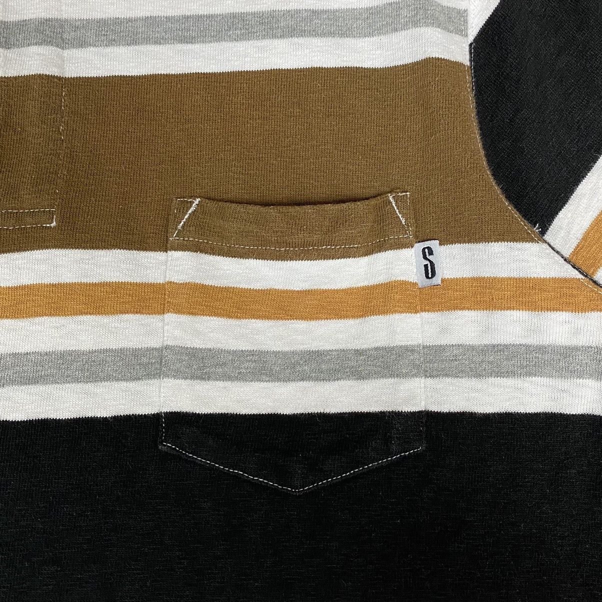 Stussy Vintage Stussy Polo Rugby Shirt Stripe Stussy Streetwear Size US M / EU 48-50 / 2 - 4 Thumbnail