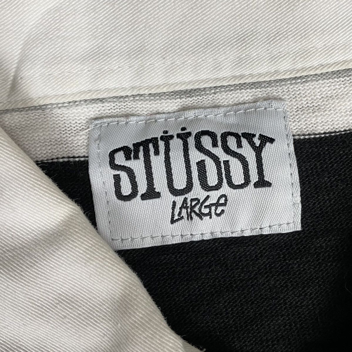Stussy Vintage Stussy Polo Rugby Shirt Stripe Stussy Streetwear Size US M / EU 48-50 / 2 - 8 Thumbnail