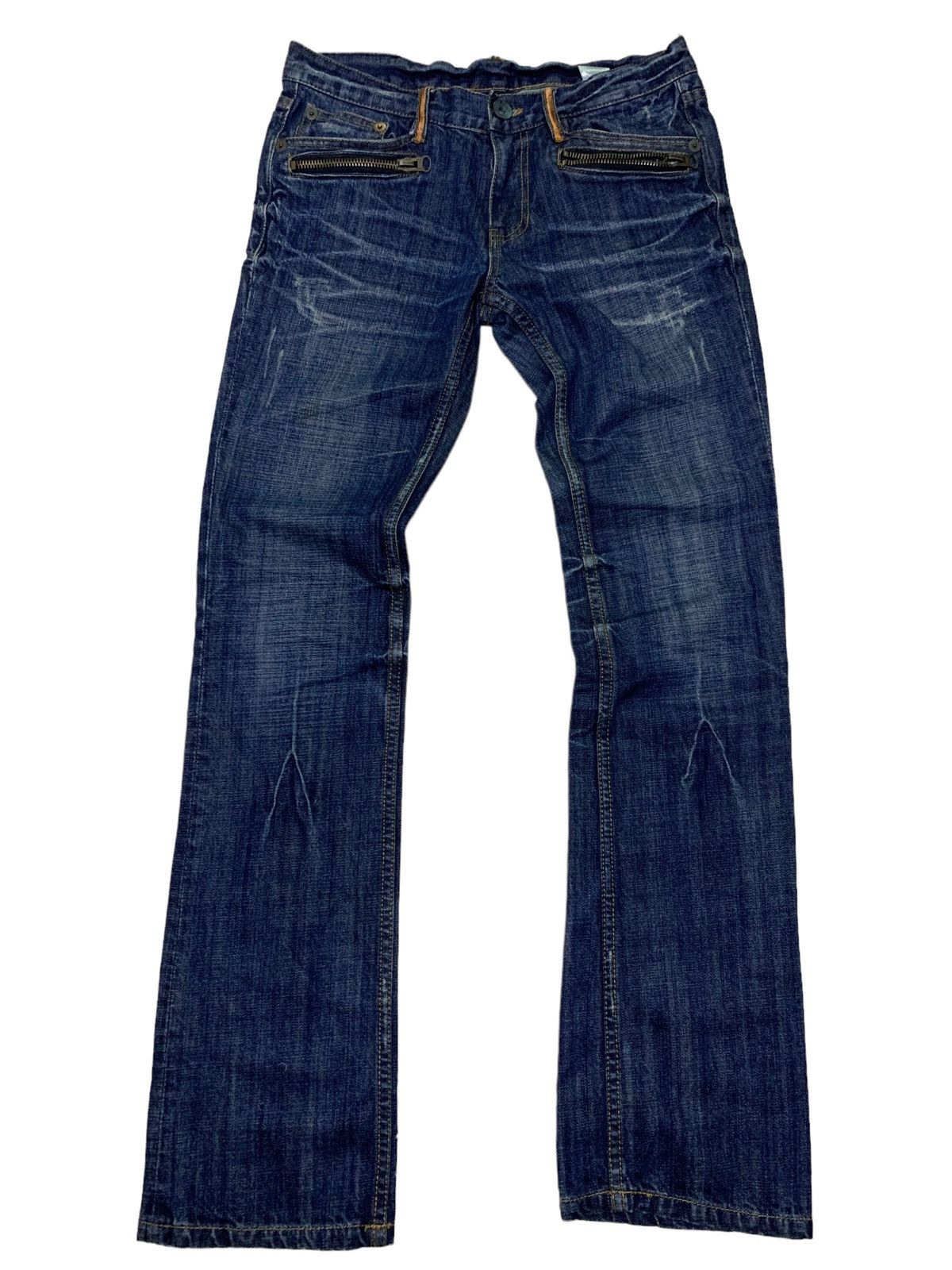 Distressed Russ.k jeans