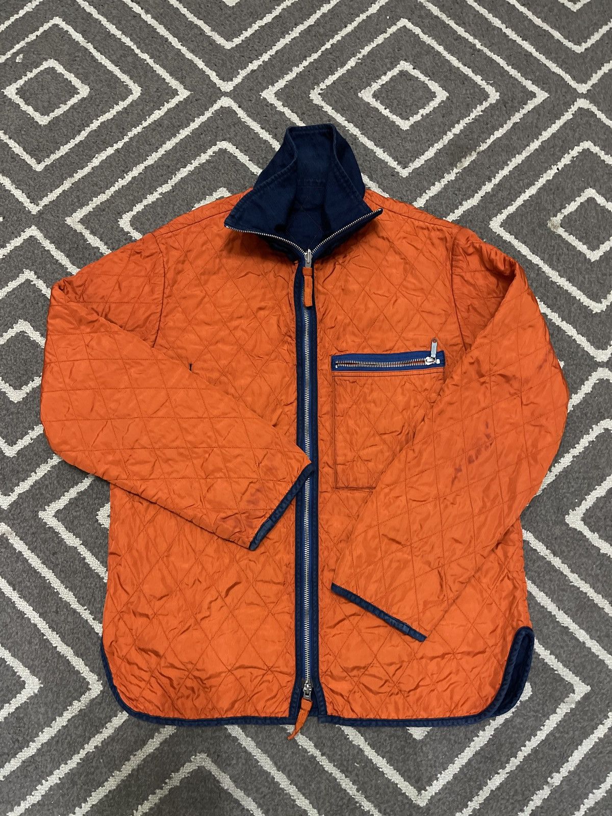 Japanese Brand Vintage BARTACK Reversible quilted jacket Size US L / EU 52-54 / 3 - 5 Thumbnail