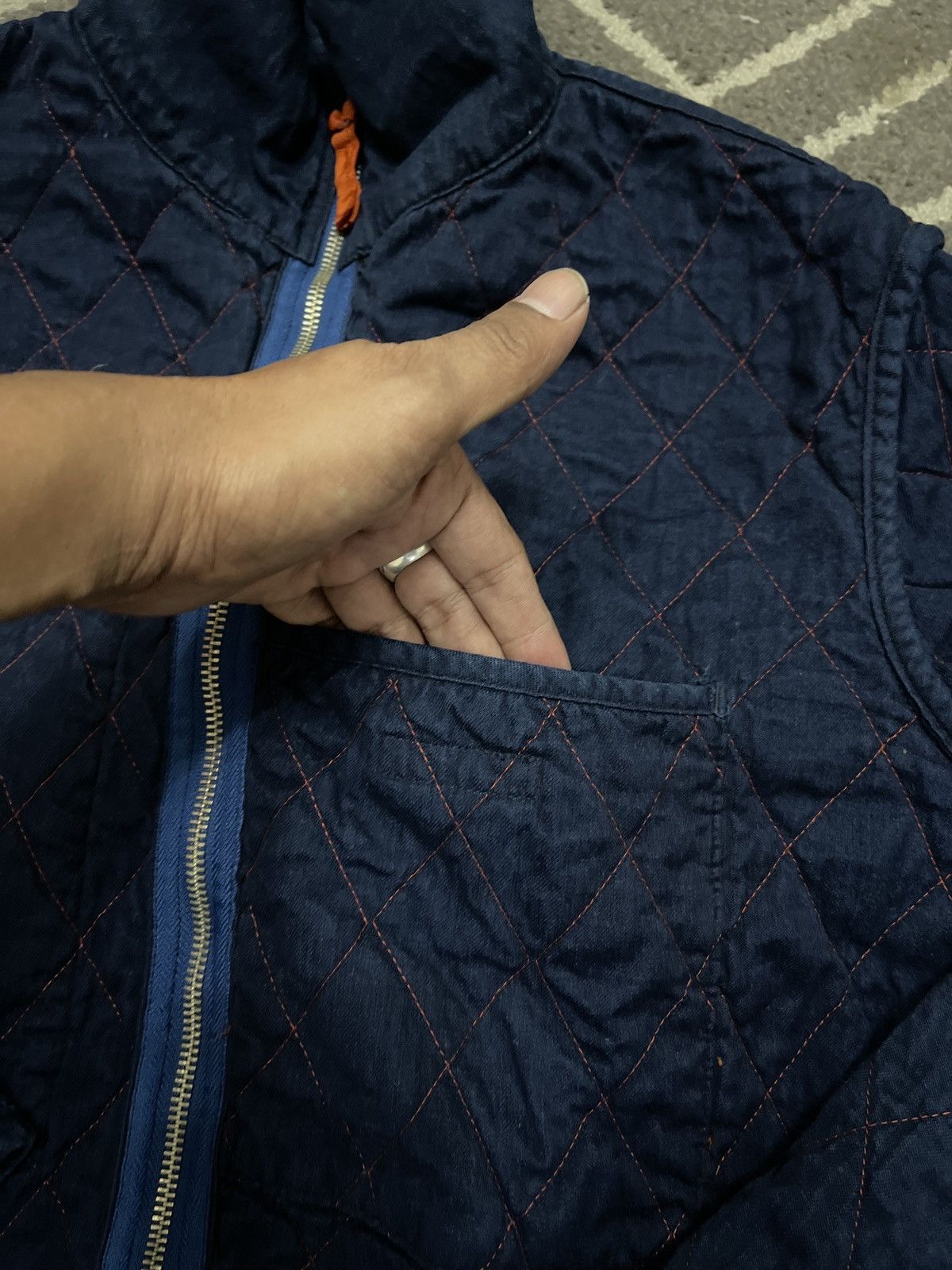Japanese Brand Vintage BARTACK Reversible quilted jacket Size US L / EU 52-54 / 3 - 2 Thumbnail