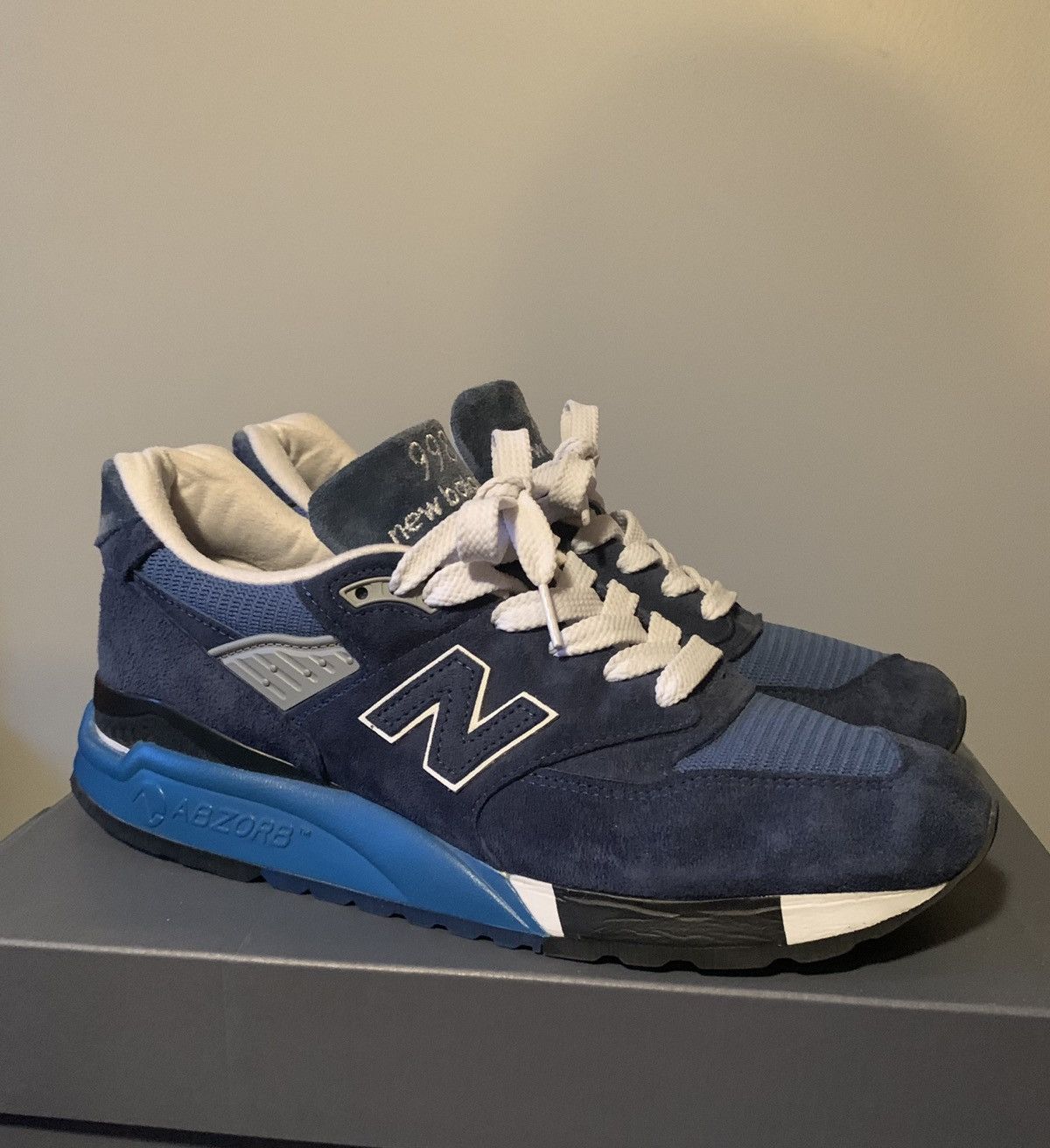 New Balance New Balance 998 Jcrew Crater Lake Blue Grailed