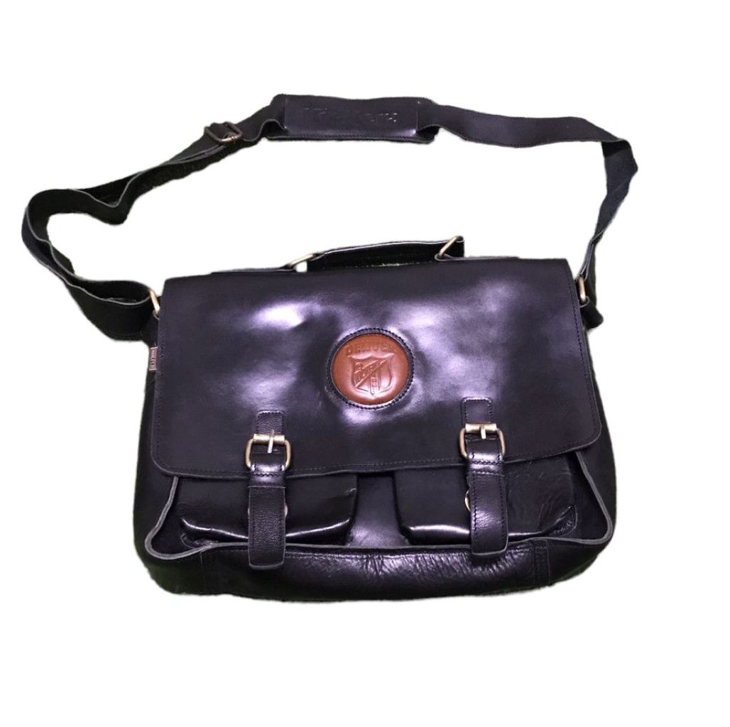 Genuine Leather Kickers Denver Full Leather Messenger Size ONE SIZE - 1 Thumbnail