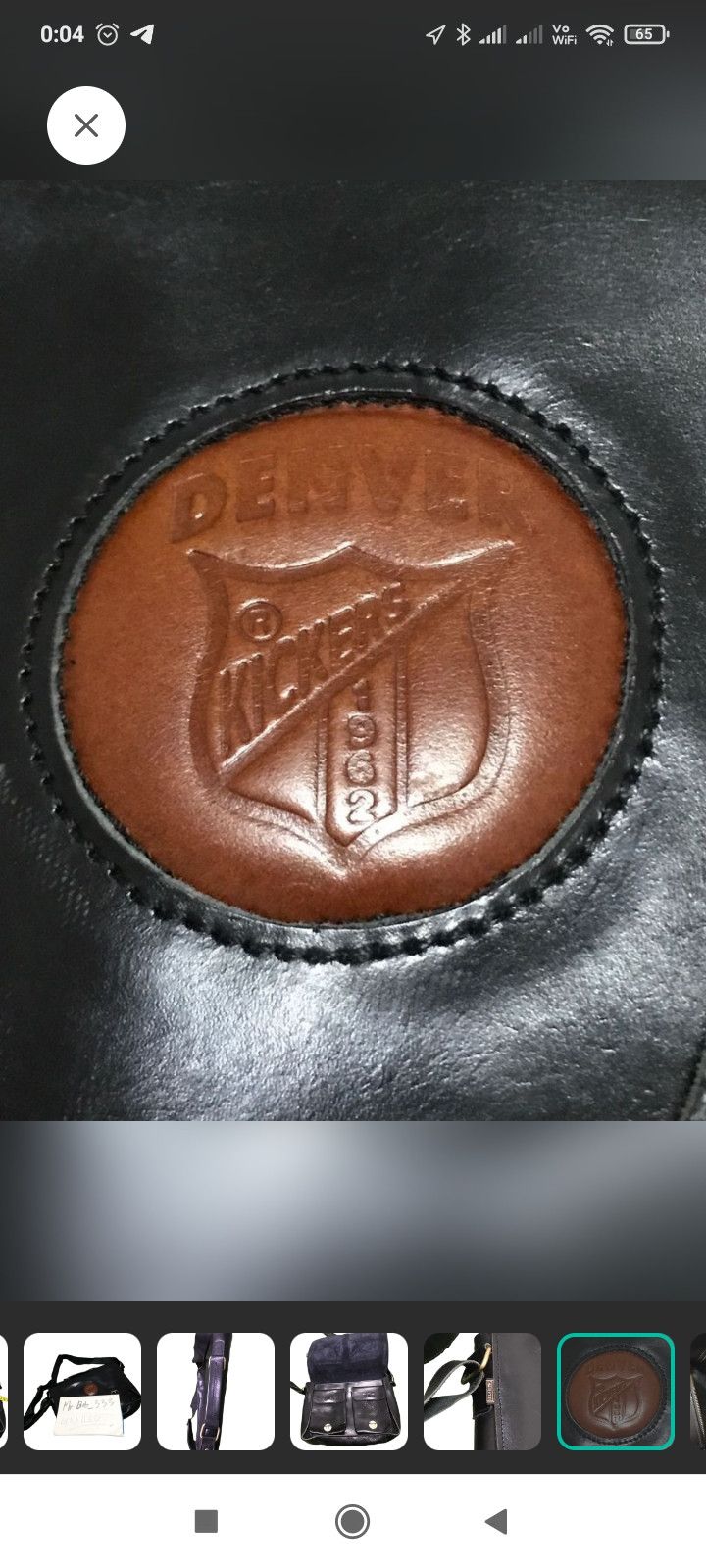 Genuine Leather Kickers Denver Full Leather Messenger Size ONE SIZE - 8 Thumbnail