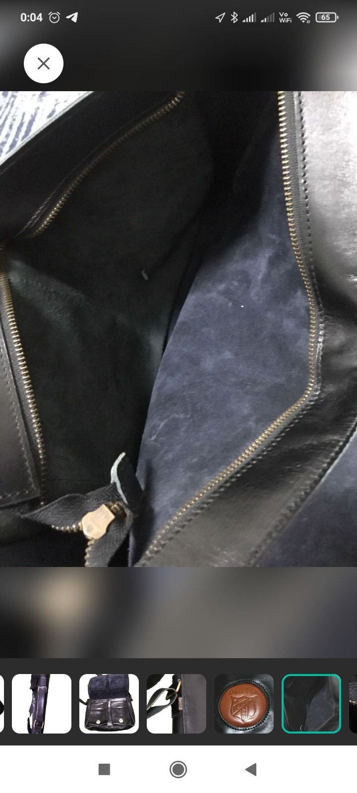 Genuine Leather Kickers Denver Full Leather Messenger Size ONE SIZE - 7 Thumbnail