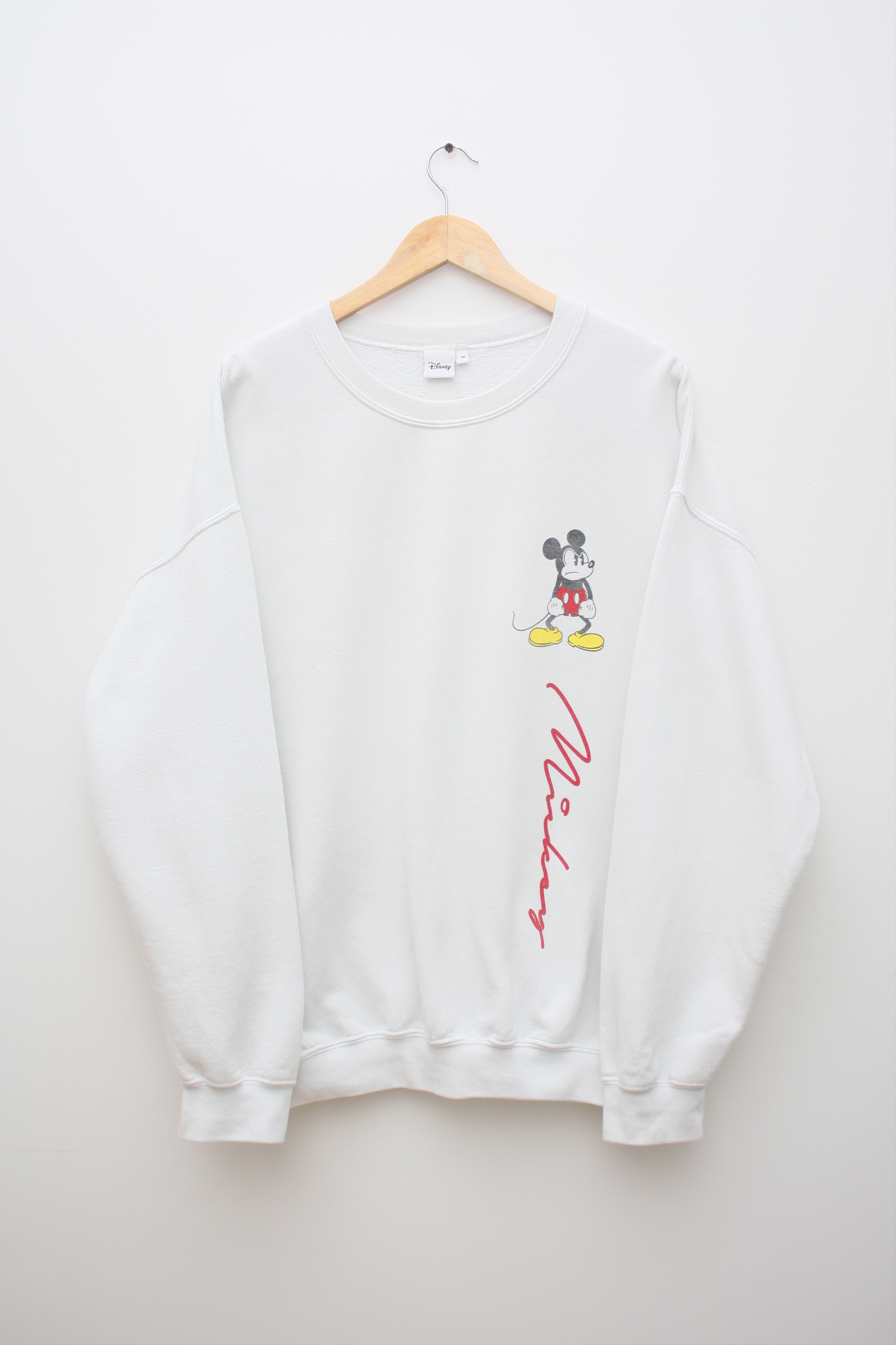 Disney Mickey Mouse Disney White Sweatshirt Size Medium Size US M / EU 48-50 / 2 - 1 Thumbnail