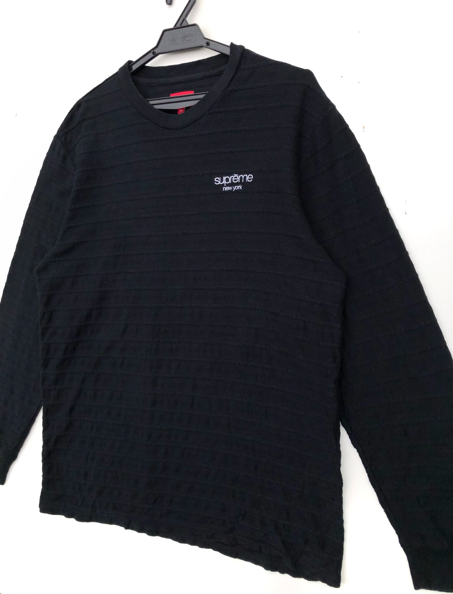 Supreme SS18 SUPREME ROPE STRIPE L/S SHIRT | Grailed