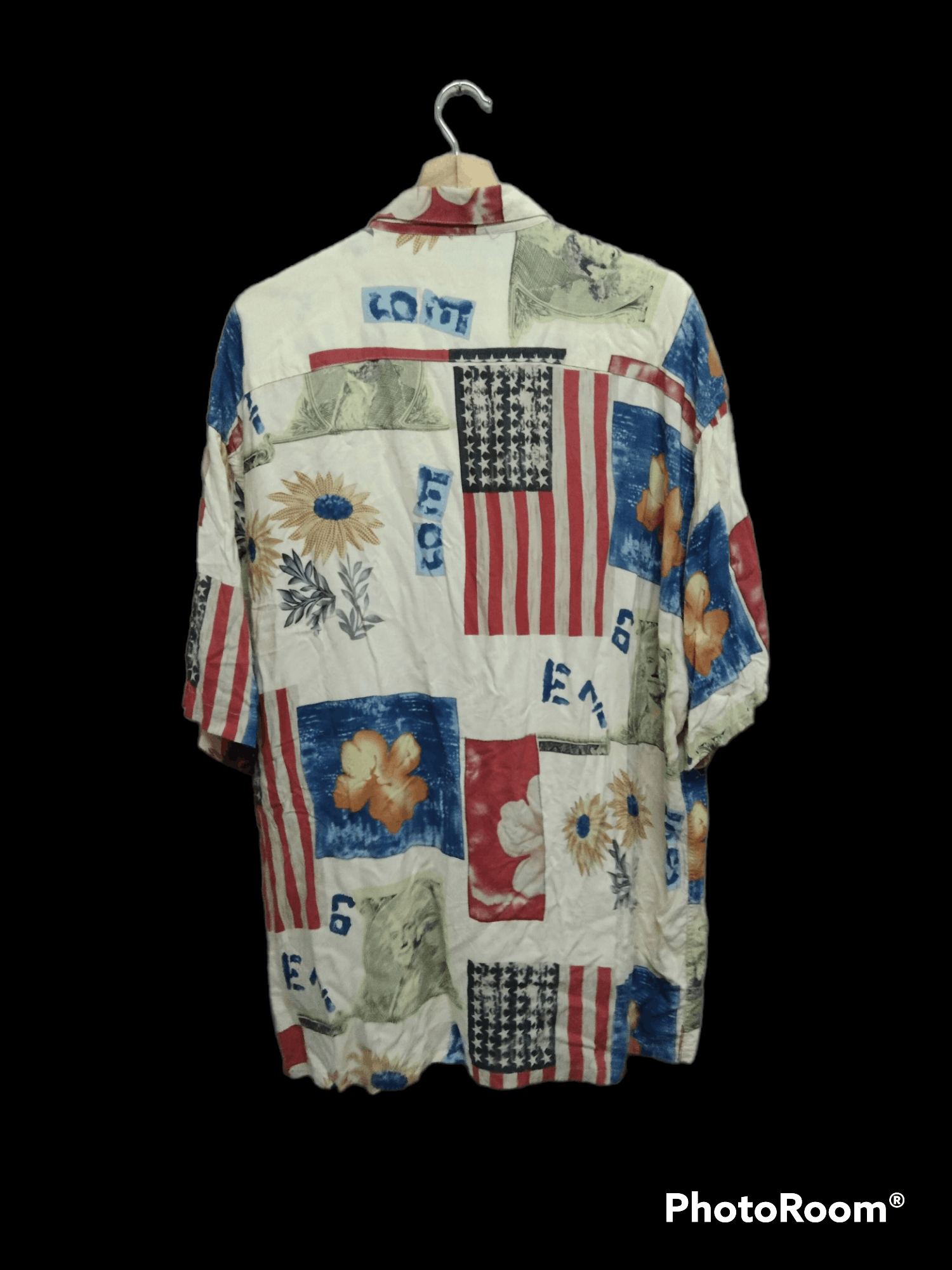 Vintage VINTAGE CAMPIA RAYON GEORGE WASHINGTON DOLLOR BILL MARCO Size US XXL / EU 58 / 5 - 2 Thumbnail