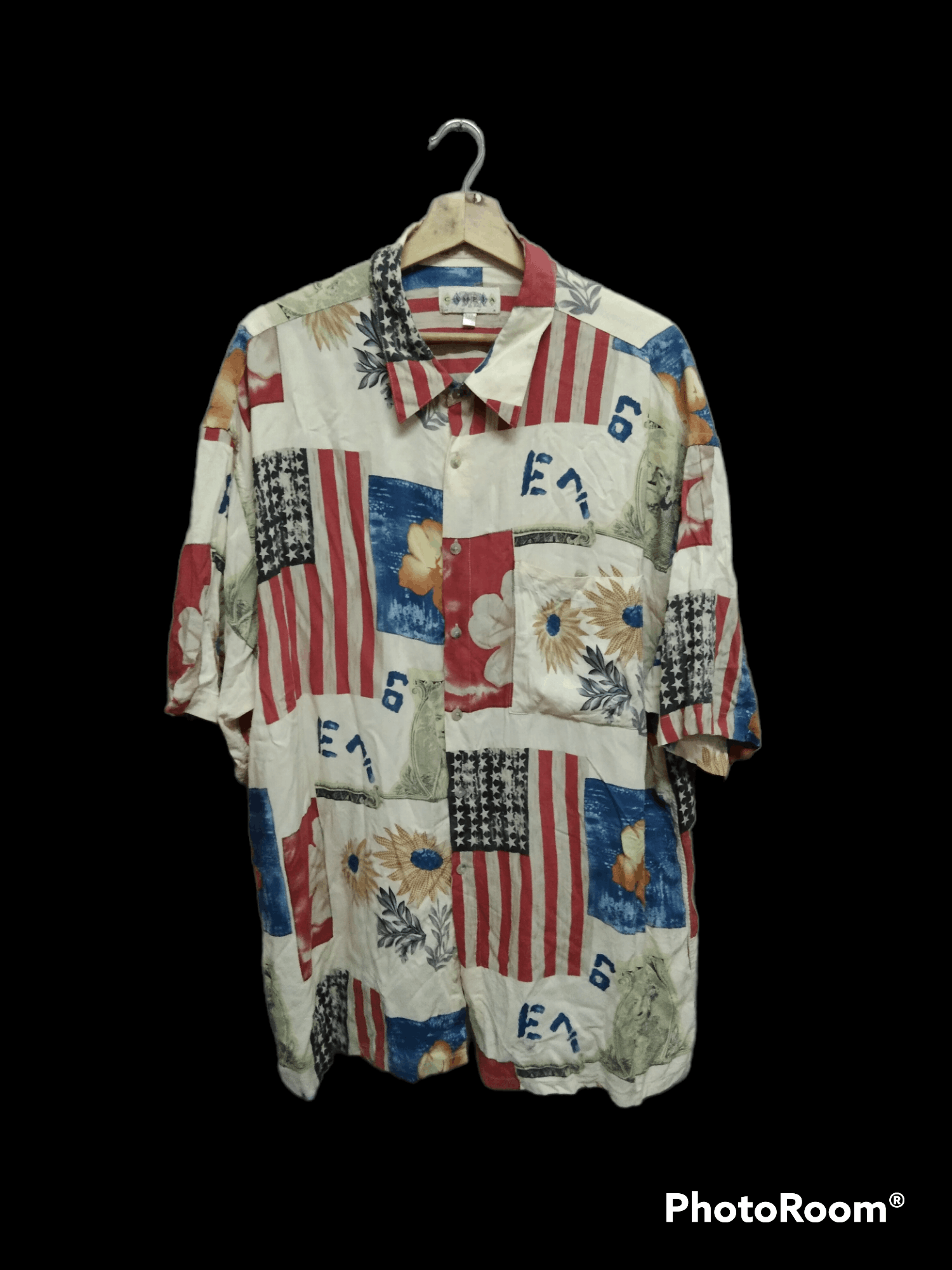Vintage VINTAGE CAMPIA RAYON GEORGE WASHINGTON DOLLOR BILL MARCO Size US XXL / EU 58 / 5 - 1 Thumbnail
