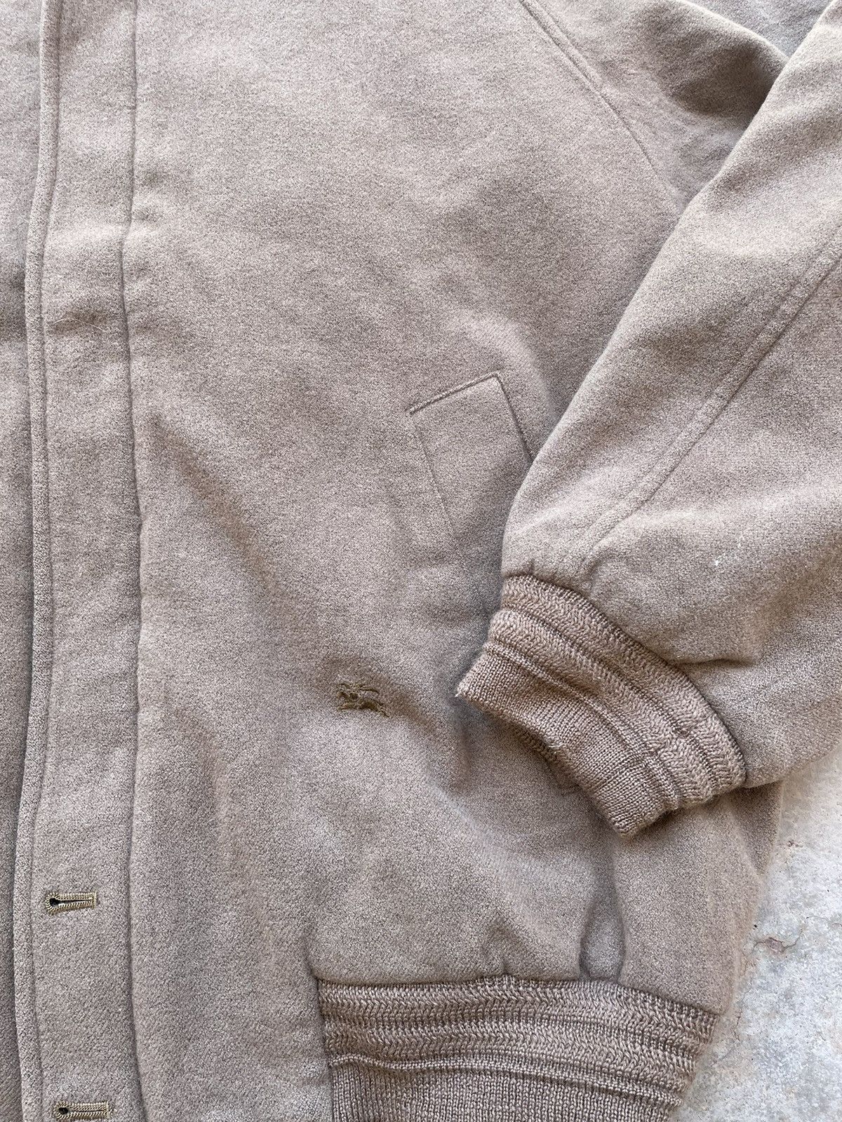 Burberry BURBERRY SWEATER WOOL HARRINGTON STYLE Size US L / EU 52-54 / 3 - 2 Thumbnail