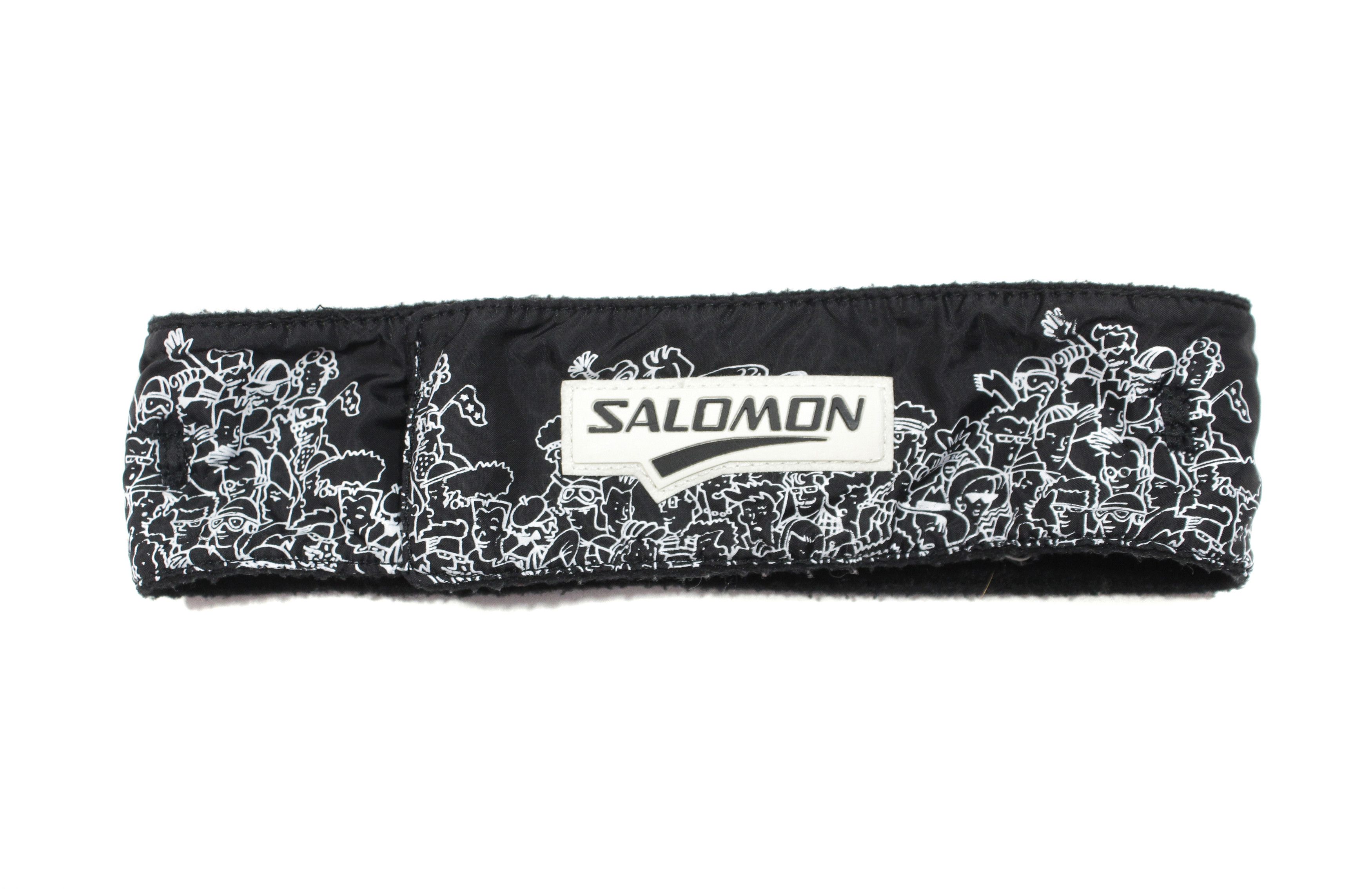 Salomon 90S Logo Printed Nylon Fleece Headband Vintage Size ONE SIZE - 1 Thumbnail