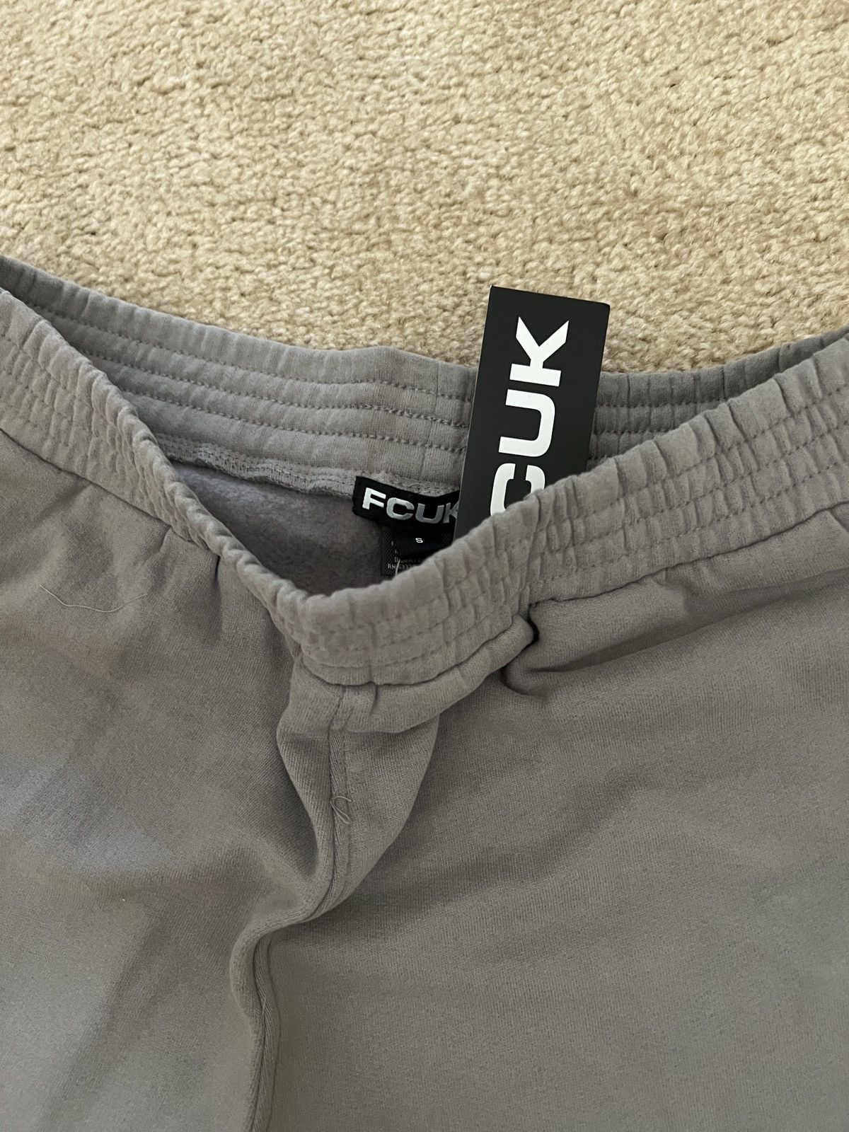 FCUK × French Connection Bermuda relaxed fit fleece cotton track Jogger sweat shorts Size US 30 / EU 46 - 3 Thumbnail
