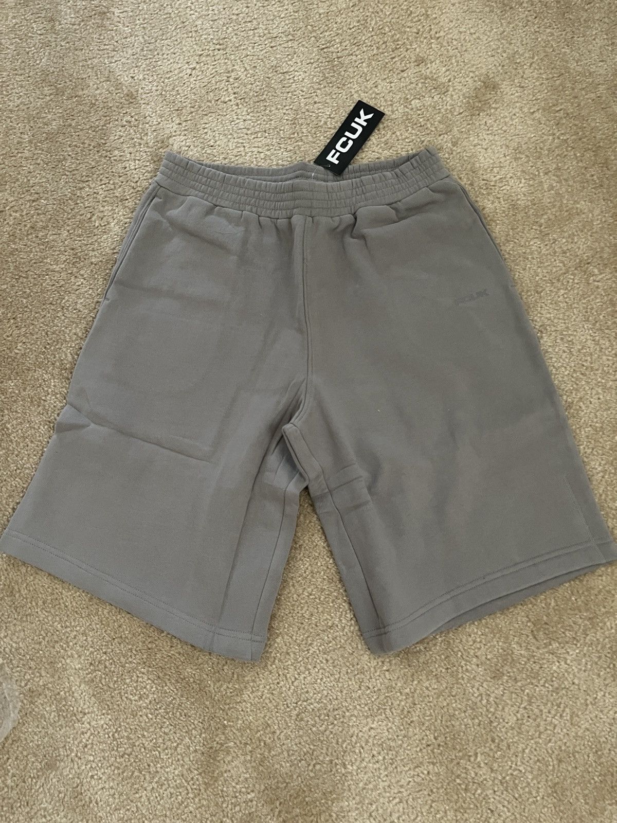 FCUK × French Connection Bermuda relaxed fit fleece cotton track Jogger sweat shorts Size US 30 / EU 46 - 2 Thumbnail