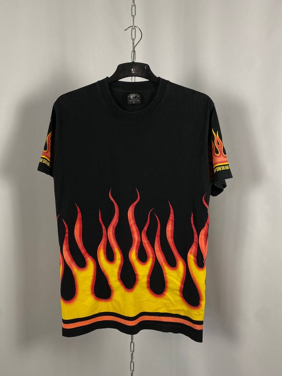 Vintage Vintage crazy T-shirts fire logo size L Size US L / EU 52-54 / 3 - 1 Thumbnail