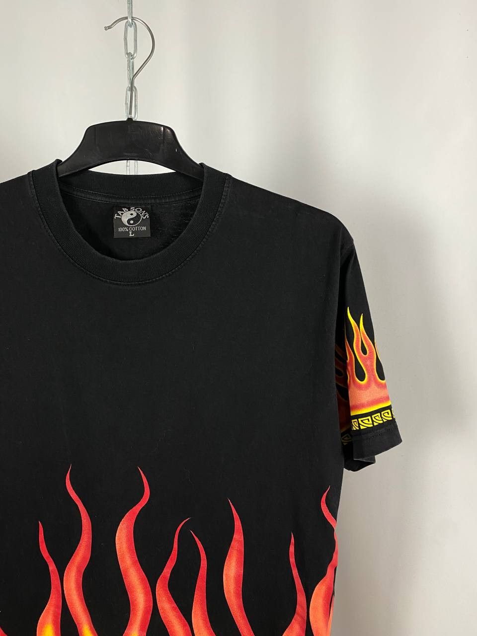 Vintage Vintage crazy T-shirts fire logo size L Size US L / EU 52-54 / 3 - 2 Thumbnail