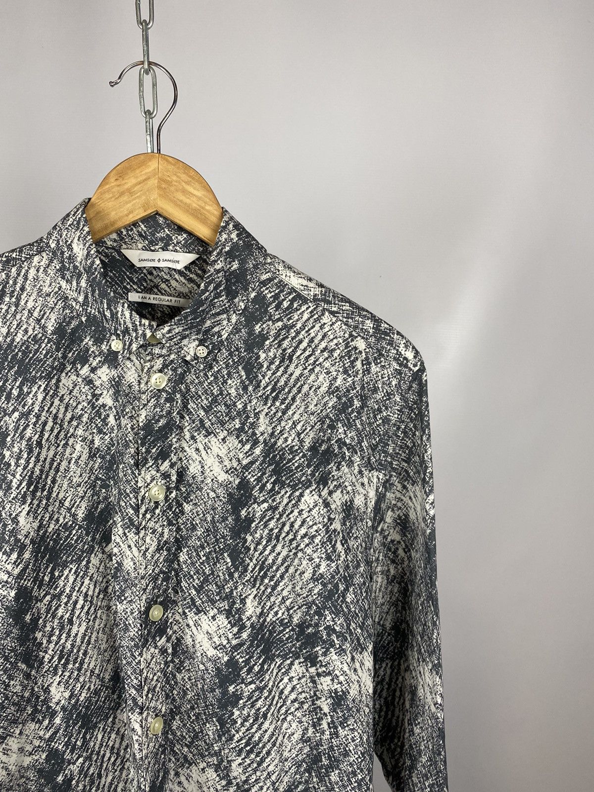 Samsoe Samsoe Samsoe&Samsoe shirt streetwear grey size M Size US M / EU 48-50 / 2 - 2 Thumbnail