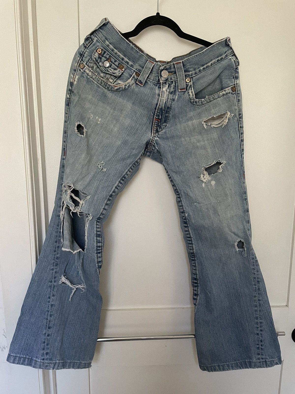 True Religion Joeyフレアスウェットパンツ　素人直しあり True Religion Joeyフレアスウェットパンツ 素人直しあり True