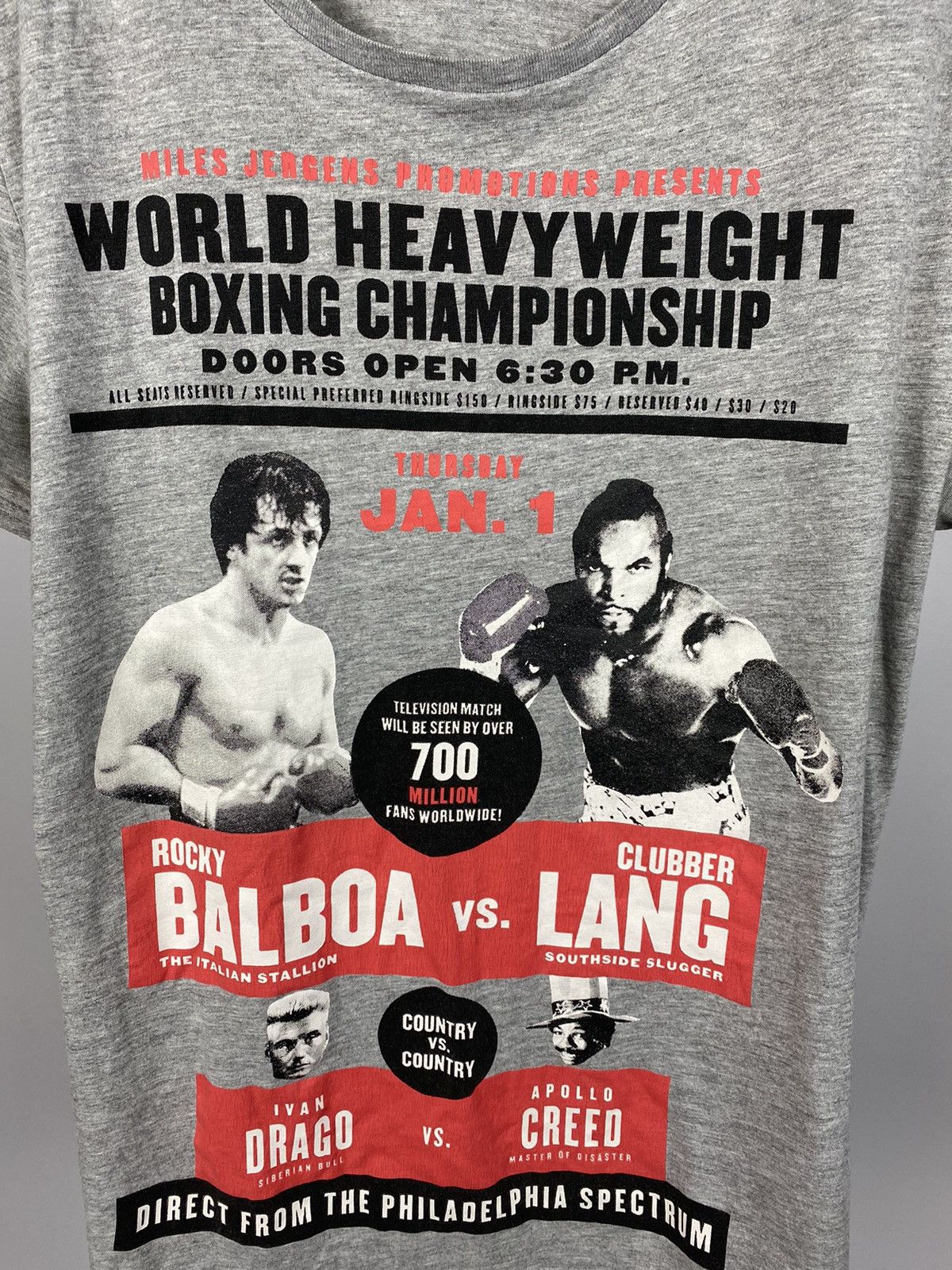 Vintage Rocky Balboa vintage movie tee Size L Size US L / EU 52-54 / 3 - 3 Thumbnail