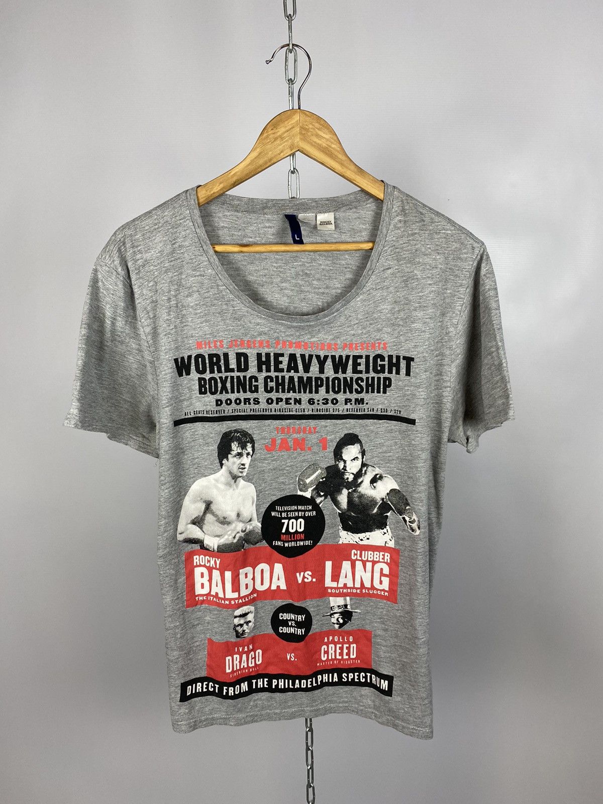 Vintage Rocky Balboa vintage movie tee Size L Size US L / EU 52-54 / 3 - 1 Thumbnail