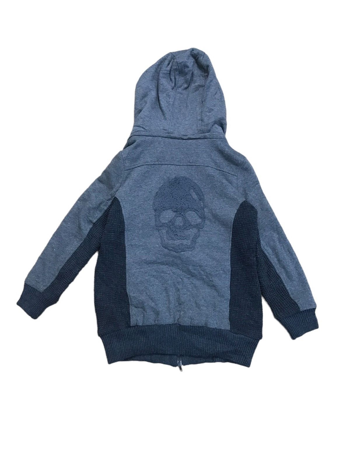 Japanese Brand Skull Embroidery By Heaven And Earth Distress Hoodie Jacket Size US M / EU 48-50 / 2 - 2 Thumbnail