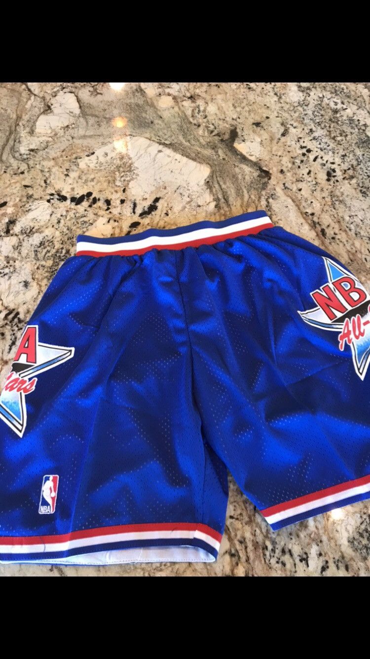 Vintage nba all star shorts blue size small