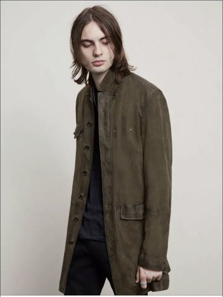 John Varvatos 3/4 garment washed leather jacket. EU 48 USA 38 Size US M / EU 48-50 / 2 - 2 Thumbnail