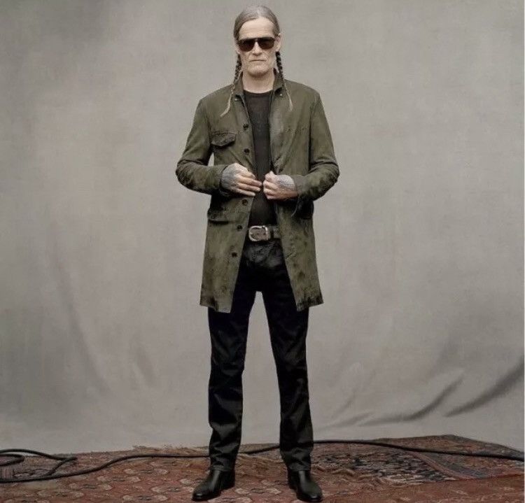 John Varvatos 3/4 garment washed leather jacket. EU 48 USA 38 Size US M / EU 48-50 / 2 - 3 Thumbnail