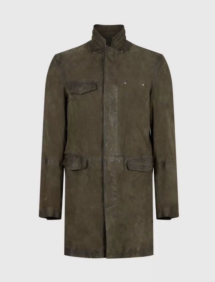 John Varvatos 3/4 garment washed leather jacket. EU 48 USA 38 Size US M / EU 48-50 / 2 - 4 Thumbnail
